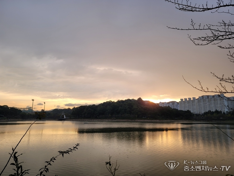 풍암호수 전경