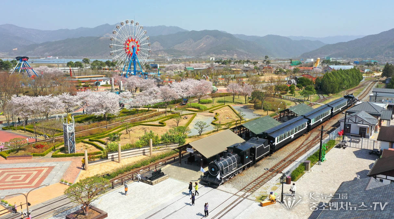 곡성기차마을 전경 (사진- 곡성군청제공)