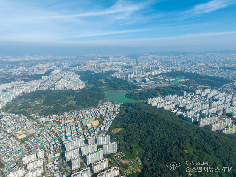 광주 서구 중앙공원1지구 전경