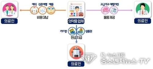 의사-제약업체 불법 리베이트 개요