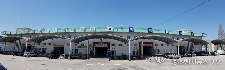 익산시 농수산물도매시장 청과물동 전경 {사진=익산시 제공) 