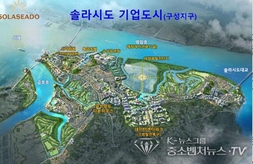 해남 솔라시도 기업도시 배치도