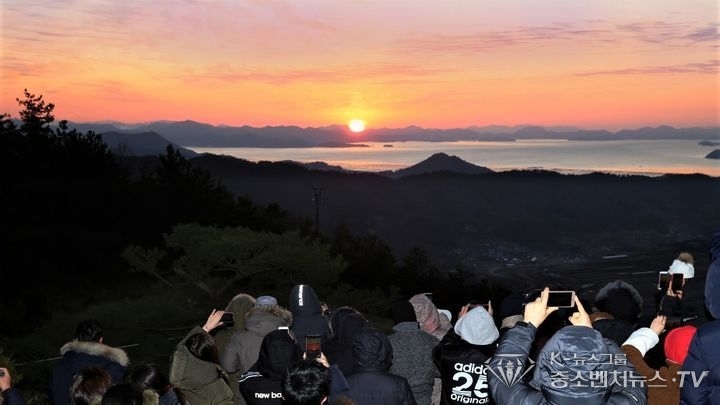  순천CC에서 바라본 일출.