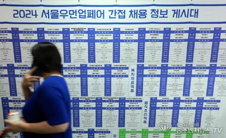 구직자들이 채용 정보 게시판