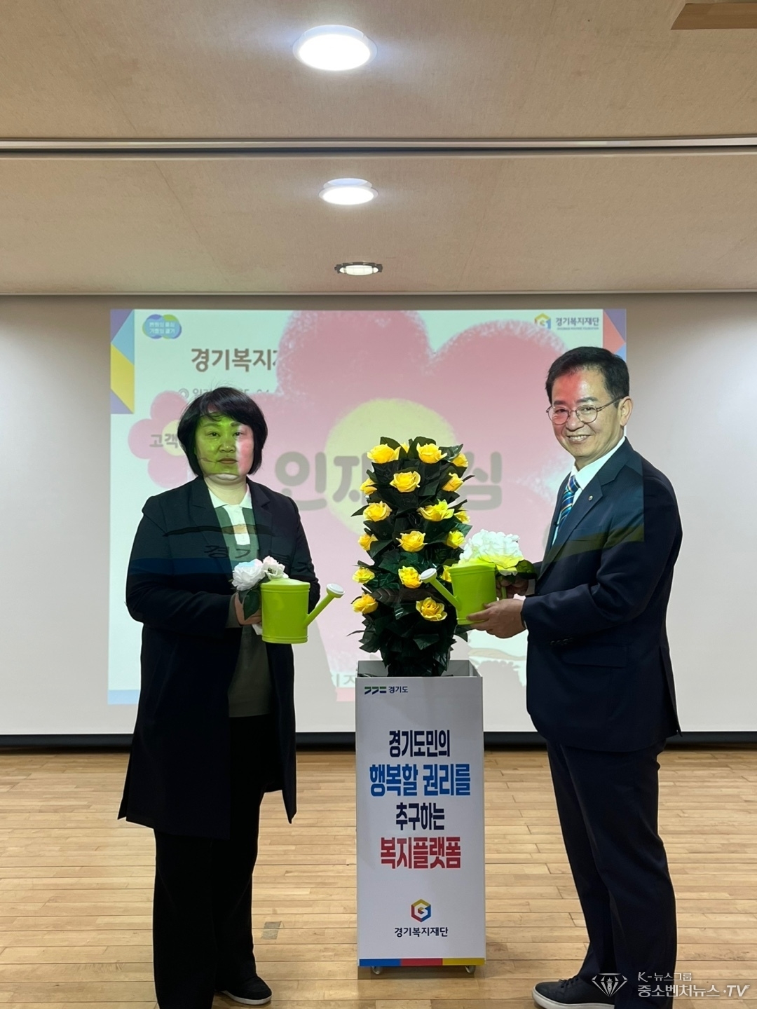 경기재단은 7일 ‘경기복지재단 비전 전략체계 선포식’을 개최하고 2030년을 목표로 한 장기 발전 방향을 제시했다.