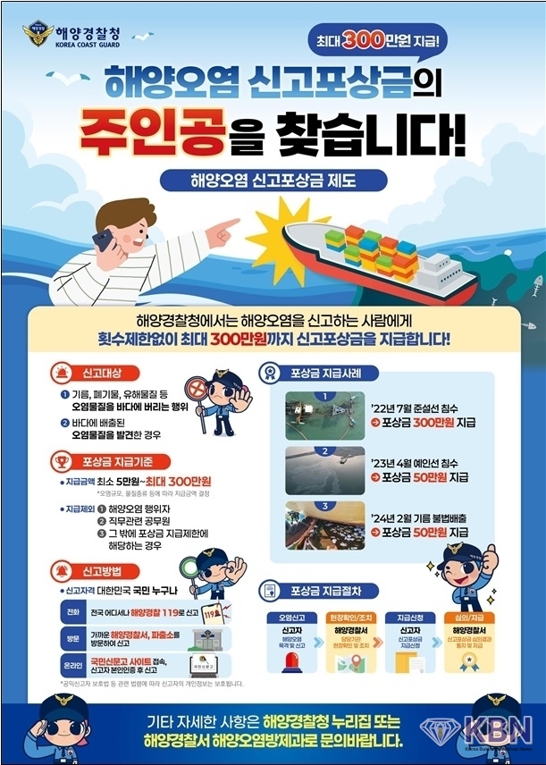 해양오염 신고 포상금