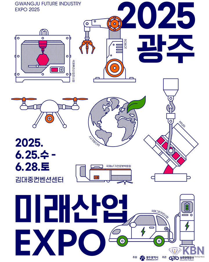 2025 광주미래산업엑스포 포스터