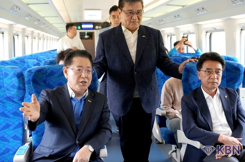 목포-보성 구간 시승열차 점검