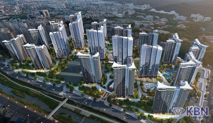 광주 학동4구역 재개발 사업 조감도. (사진=HDC현대산업개발 제공)