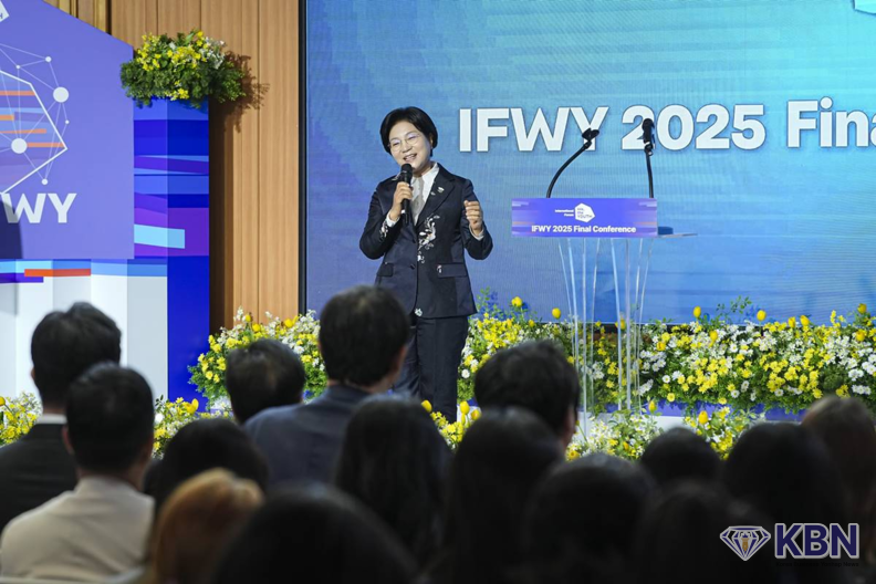 개막식에서 소감을 발표하는 김미경 은평구청장 모습 (사진=은평구청 제공)