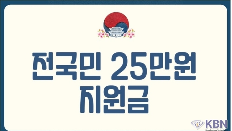 전국민 민생회복 지원금 (소비쿠폰) 25만원 신청