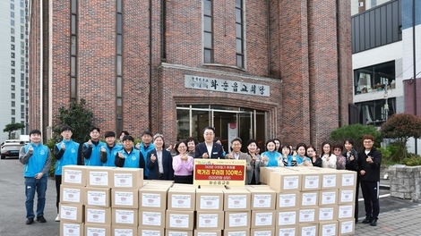 화순읍교회, 소중한 군민을 사랑 꾸러미로 응원