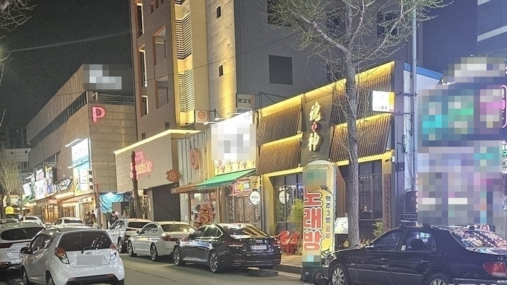 <기획취재>광주 서구 금호동 먹자골목 일대 불법 돌출, 호객행위 간판까지 난무 피해 속출