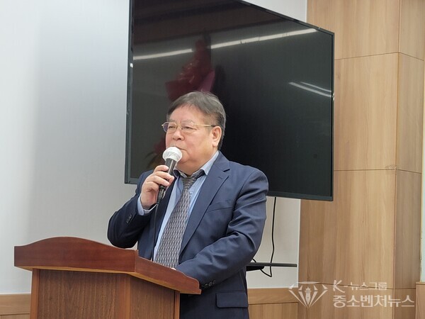 [당선된 신임 중앙회장 하필수 인사말]