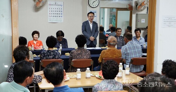 [전라남도 나주시 윤병태 시장과 문평면 남산마을 주민들과 대화]