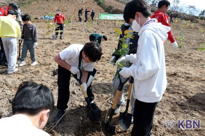 강진군, 제81회 식목일 나무심기 행사