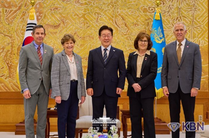 미국 상원의원 대표단 접견(청와대)